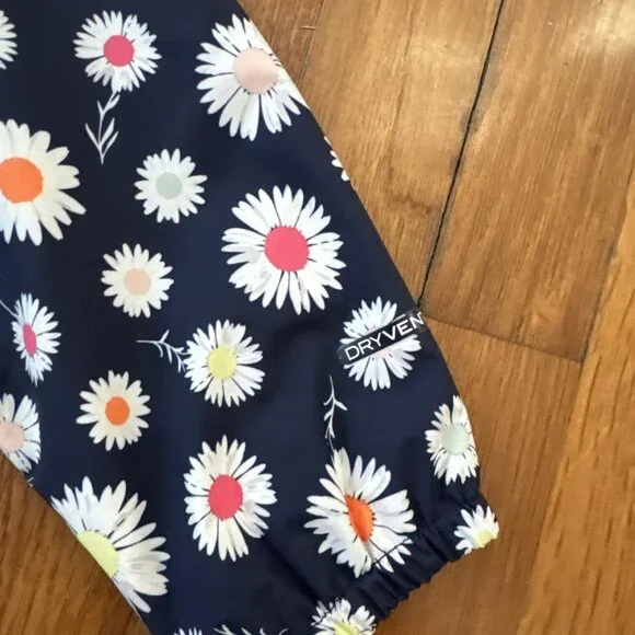 The North Face Floral Rain Jacket Dryvent Girl's Size s (7-8) - Picture 4 of 8